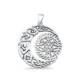  Celtic Moon Fish Pendant