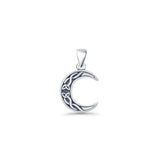 Celtic Moon Pendant 