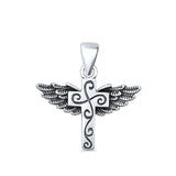  Cross & Wings Pendant