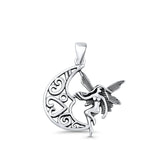  Fairy & Moon Pendant