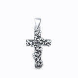 Leaf Cross Pendant