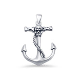 Anchor & Skull Pendant