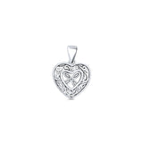 Celtic Filigree Heart Pendant