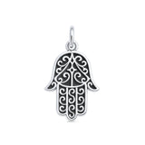 Filigree Hamsa Hand Pendant