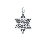 Tribes of Israel Star of David Pendant
