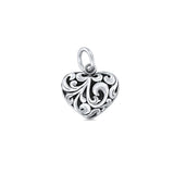 Scroll Heart Pendant