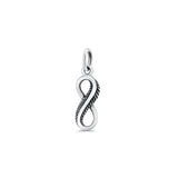 Infinity Feather Pendant