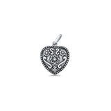 Floral Heart Pendant