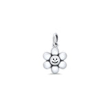 Smiley Daisy Flower Pendant