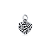 Floral Heart Pendant