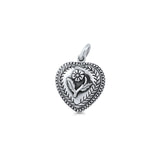 Flower Heart Pendant
