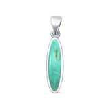Oval Turquoise Pendant