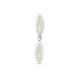Oxidized Marquise Dangle Pendant