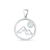 Mountains & Moon Pendant