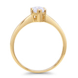 Art Deco Marquise Solitaire Ring