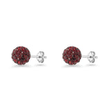 Full Ball Stud Earrings