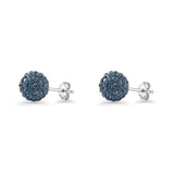 Full Ball Stud Earrings