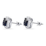 Cushion Cut Stud Earrings