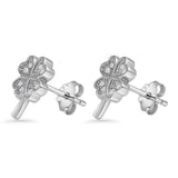 Clover Leaf Stud Earring