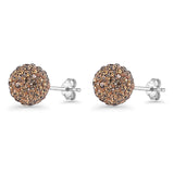 Full Ball Stud Earrings