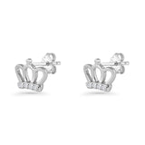 Princess Crown Stud Earring