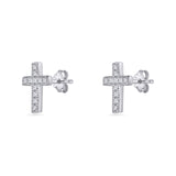 Cross Stud Earring