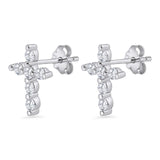 Cross Stud Earrings