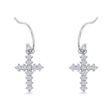 Cross Fishhook Earrings