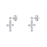 Charm Cross Stud Earring