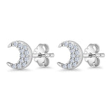 Moon Studs Earrings