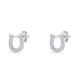 Horseshoe Stud Earrings