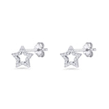 Moon Star Stud Earrings