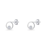 Cluster CZ Stud Earrings