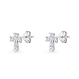 Vintage Style Cross Stud Earrings