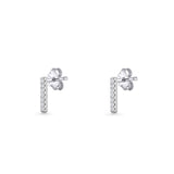 Initial I Stud Earring