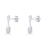 Spoon & Fork Stud Earrings