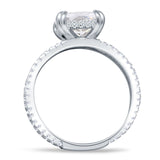 Cushion Cut CZ Ring