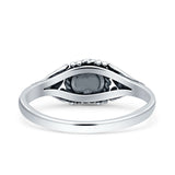 Twisted Rope & Leaf Ring