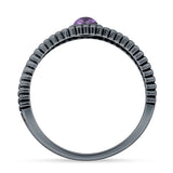 Oxidized Filigree Ring