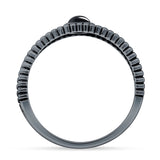 Oxidized Filigree Ring