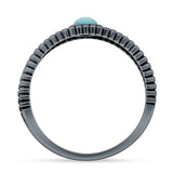 Oxidized Filigree Ring