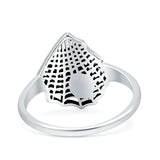 Turquoise Spider Web Ring Oxidized 925 Sterling Silver Wholesale