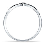 Trinity Bird Oxidized Ring