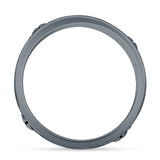 Scarab Ankh Ring Oxidized Band