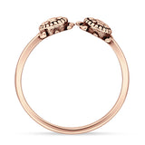 Oxidized Snake Ring