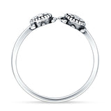 Oxidized Snake Ring
