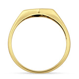 Geometric Hexagonal Signet Ring
