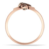 Oxidized Snake Ring