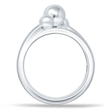 Triple Ball Open Ring