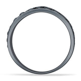 Curved Contour Chevron Ring
